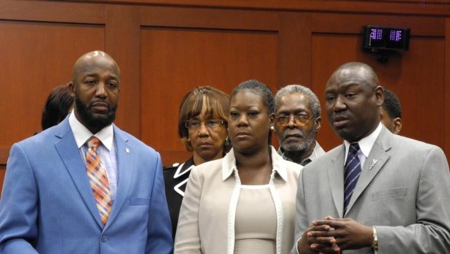 Les parents de Trayvon Martin, le 24 juin 2013 au tribunal de Sanford, en Floride