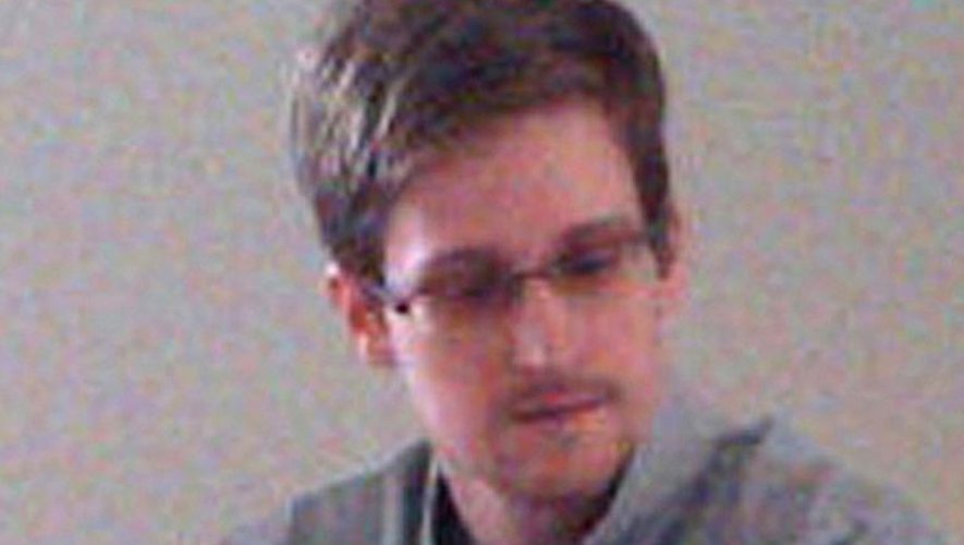 Photo fournie par Human Rights Watch de l''ex-consultant du renseignement américain Edward Snowden, le 12 juillet 2013 à Moscou