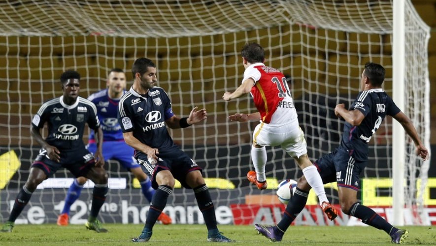 Le match aller entre Monaco et Lyon en Ligue 1, le 16 octobre 2015 au stade Louis-II