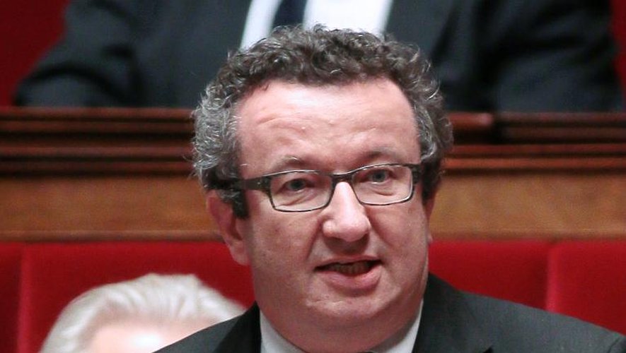 Le député socialiste Christian Paul à l'Assemblée nationale à Paris le 4 février 2014