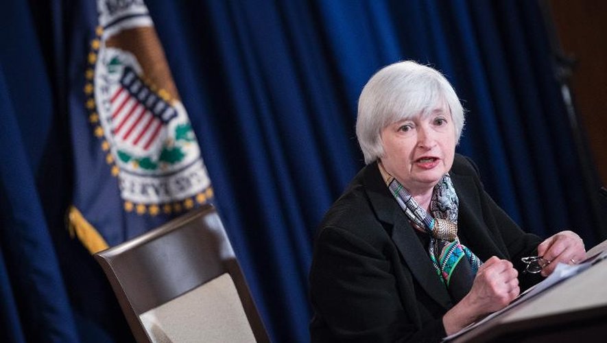 La patronne de la Réserve fédérale américaine Janet L. Yellen le 19 mars 2014 à Washington, DC