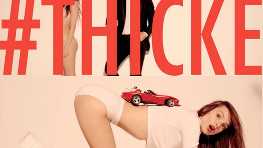 Nue et sexy : la bombe du clip de Robin Thicke, égérie de Victoria Secret !  Son nom : Emily Ratajkowski...