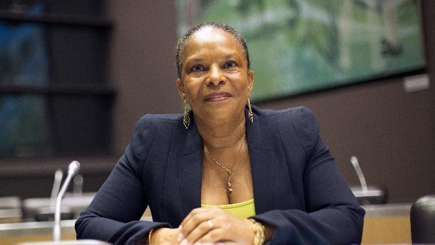 La ministre de la Justice, Christiane Taubira, le 16 juillet 2013 à Paris
