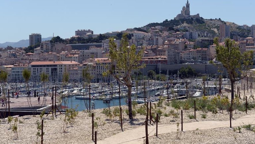 Une vue du vieux port de Marseille, le 3 juin 2013