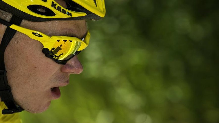 Le Britannique Chris Froome (Sky), lors de la 16e étape entre Vaison-la-Romaine and Gap