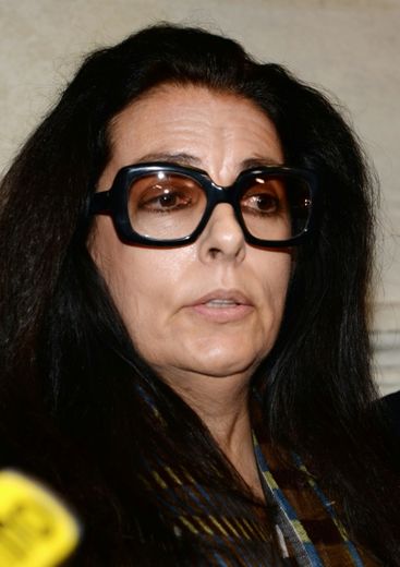 Françoise Bettencourt-Meyers, la fille de Liliane Bettencourt, le 28 mai 2015 au Palais de Justice de Bordeaux