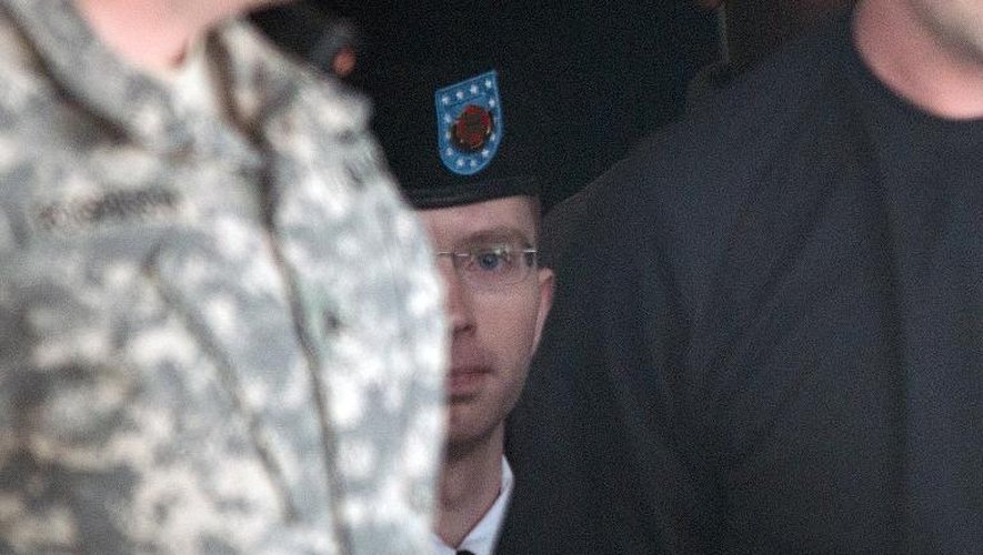 Le soldat Bradley Manning, le 3 juin 2013 à Fort Meade, dans le Maryland