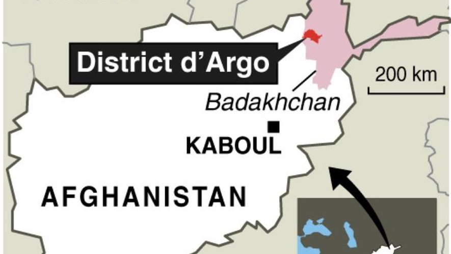 Glissement de terrain en Afghanistan