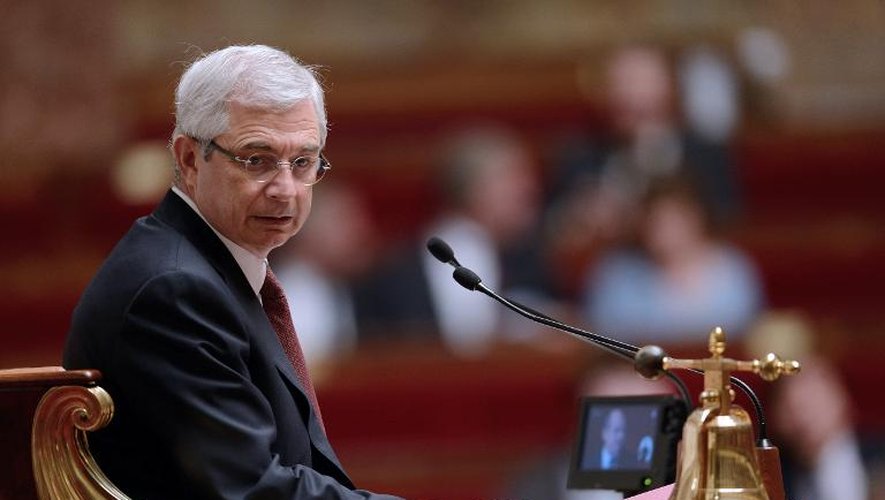 Claude Bartolone, président de l'Assemblée et élu de Seine-Saint-Denis, le 11 juin 2013 au Parlement, à Paris