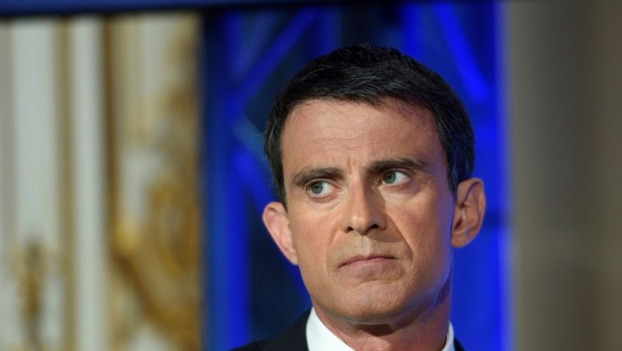Manuel Valls à Paris le 9 mai 2016