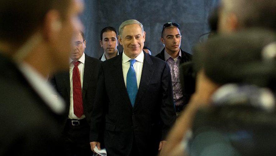 Le Premier ministre isréalien Benjamin Netanyahu le 14 juillet 2013 à Jérusalem
