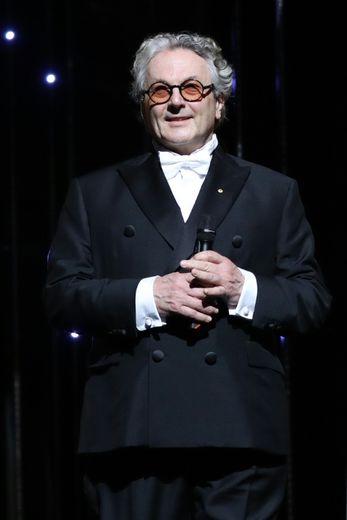 Le réalisateur australien et président du jury du 69e festival, George Miller, à Cannes le 11 mai 2016