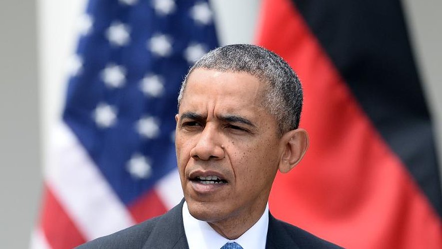 Le président américain Barack Obama à Washington DC, le 2 mai 2014