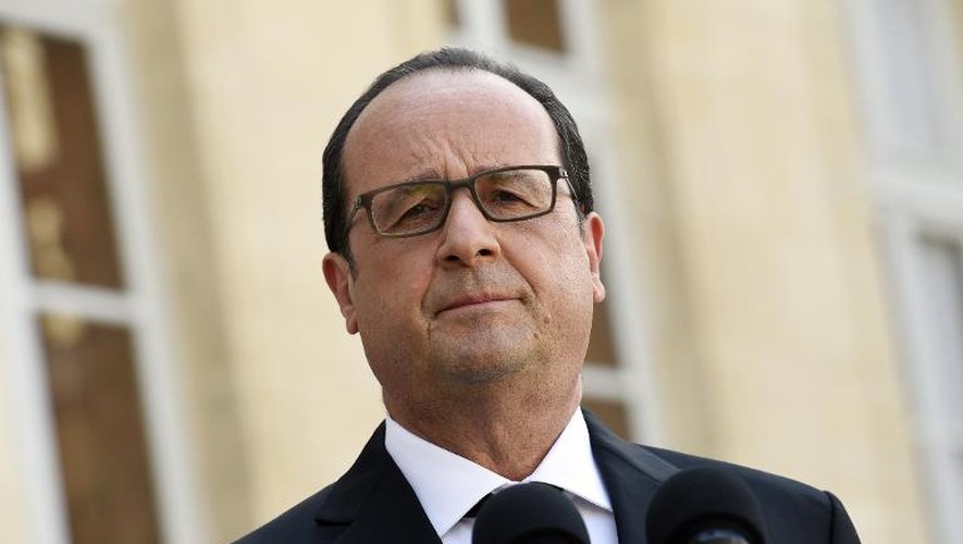 Le président de la République, François Hollande, le 26 juin 2015 à l'Elysée