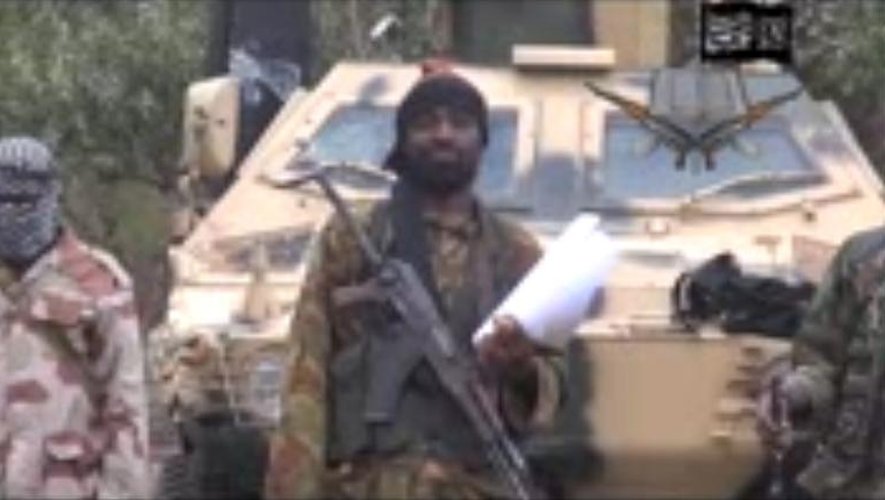 Capture d'écran faite le 5 mai 2014 d'une vidéo obtenue par l'AFP, montrant un homme qui affirme être le chef de Boko Haram, Abubakar Shekau