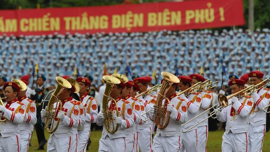 Les célébrations du 60e anniversaire de la victoire de Dien Bien Phu, le 7 mai 2014 à Dien Bien Phu, au Vietnam