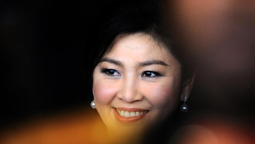 La Première ministre thaïlandaise Yingluck Shinawatra, le 31 mai 2013 à Colombo, au Sri Lanka