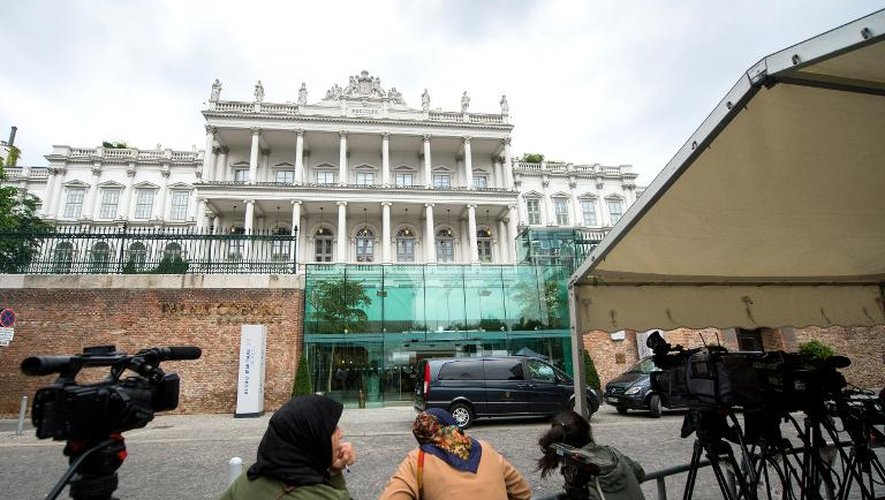 L'hôtel où se déroule les discussions sur le nucléaire iranien à Vienne, le 27 juin 2015