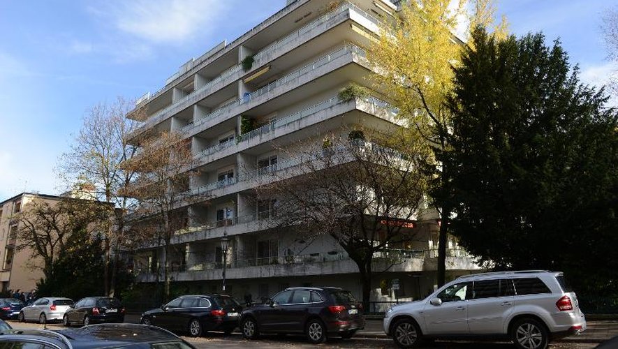 L'appartement où vivait le collectionneur Cornelius Gurlitt, le 4 novembre 2013 à Munich