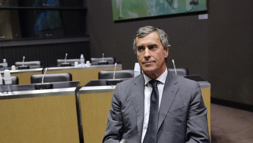 Jérôme Cahuzac lors de son audition le 26 juin 2013 par une commission d'enquête parlementaire à l'Assemblée nationale à Paris