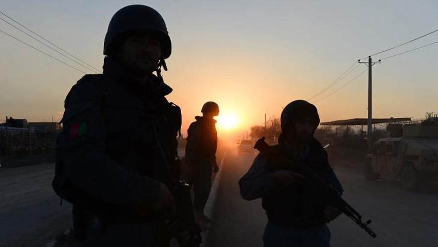 Des soldats afghans à Kaboul