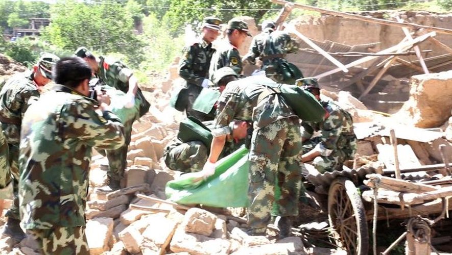 89 morts et environ 600 personnes gravement blessés, selon les autorités, dans le nord-ouest de la Chine