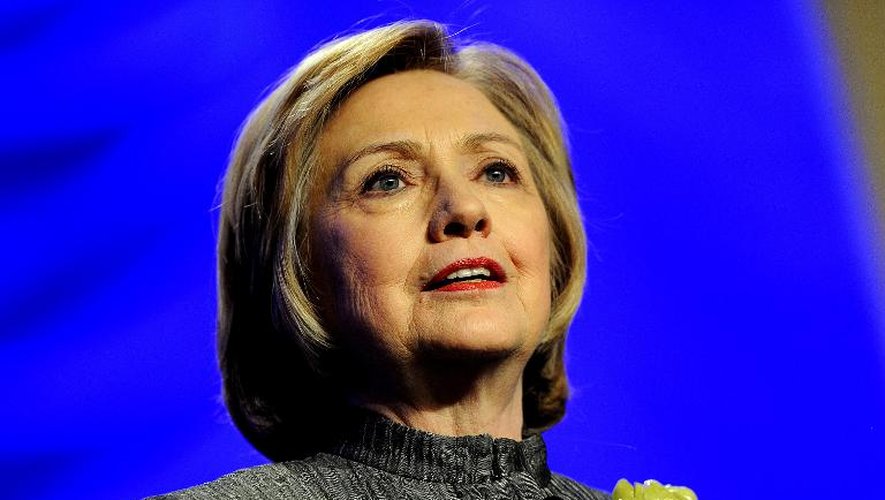 La chef de la diplomatie américaine Hillary Clinton à National Harbor, dans l'Etat américain du Maryland, le 6 mai 2014