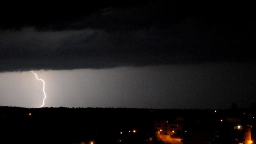 Nuit d'orage à Rodez