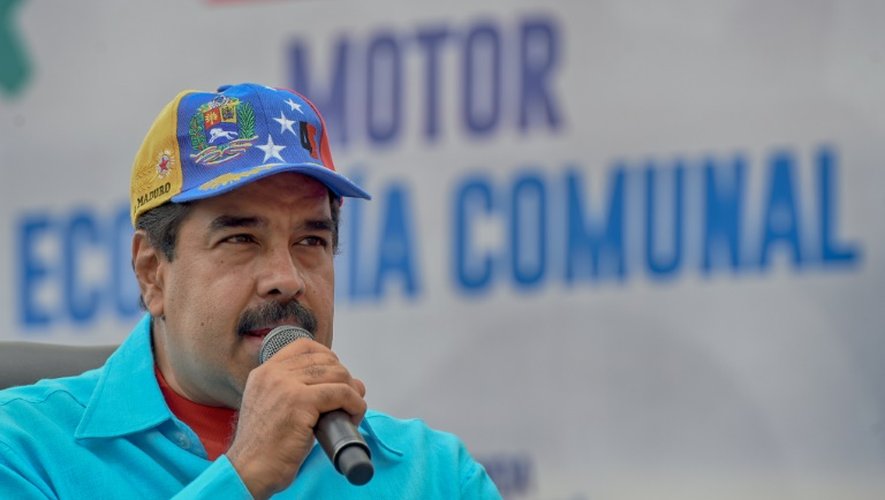 Le président du Venezuela Nicolas Maduro, le 14 mai 2016 à Caracas