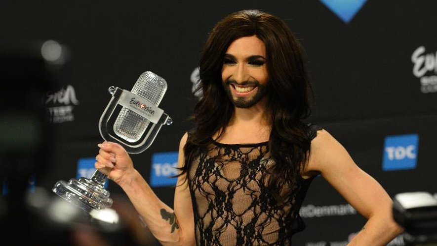 Conchita Wurst remporte l'Eurovision le 10 mai 2014 à Copenhague