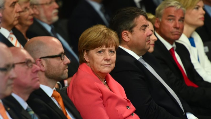 La chancelière allemande Angela Merkel à Berlin le 29 juin 2015