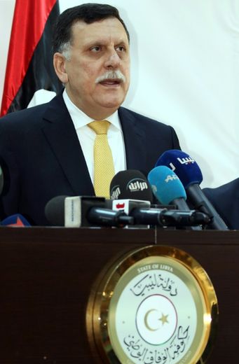 Le chef de exécutif libyen Fayez al-Sarraj, le 4 mai à Tripoli