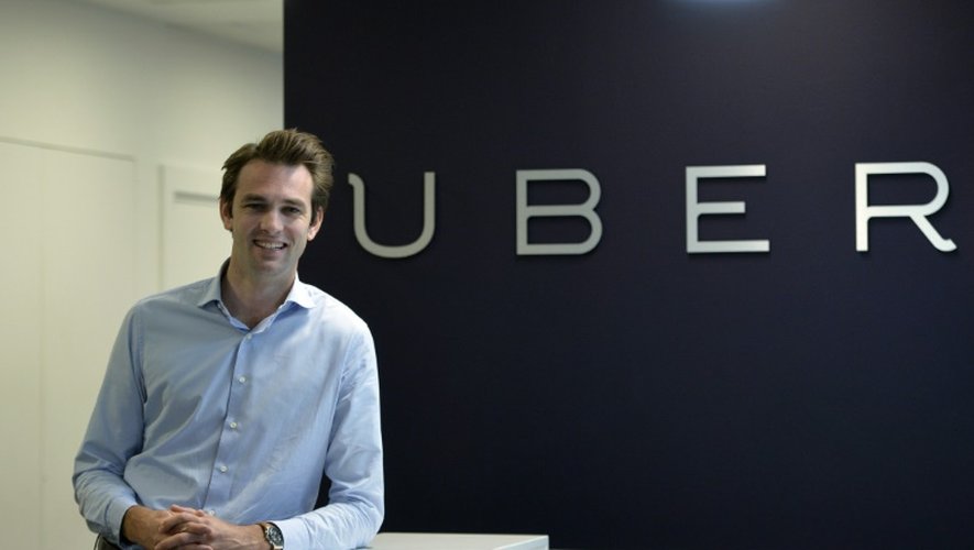 Le directeur général d'Uber, Thibaud Simphal, le 19 mai 2015 à Paris