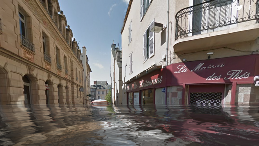 A quoi ressemblerait la ville de Rodez sous les eaux ?