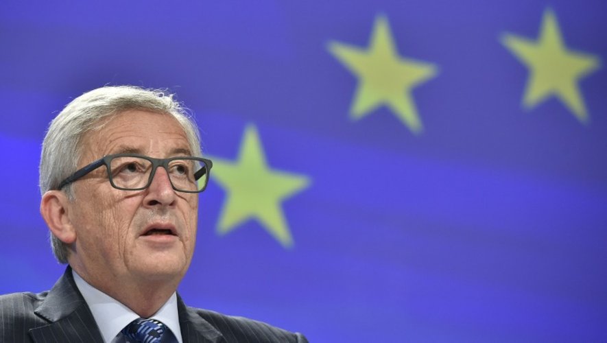Le président de la Commission européenne Jean-Claude Juncker lors d'une conférence de presse à Bruxelles, le 29 juin 2015