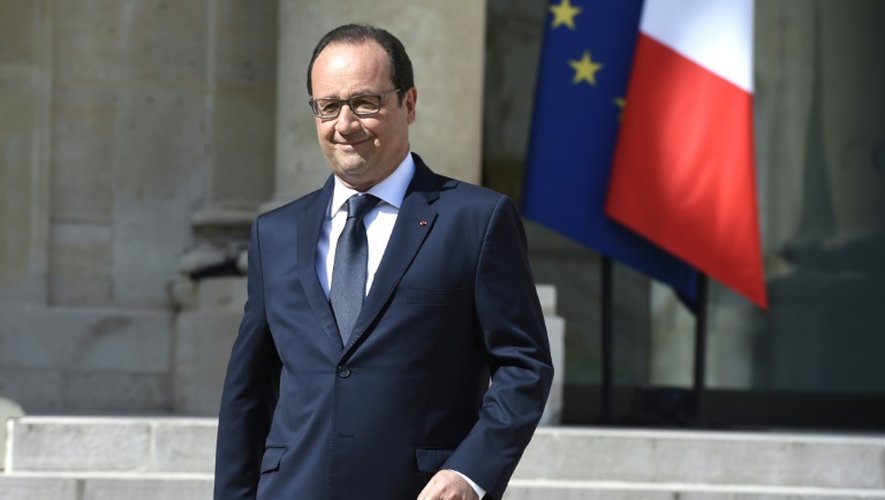 Le président français François Hollande à l'Elysée, le 29 juin 2015