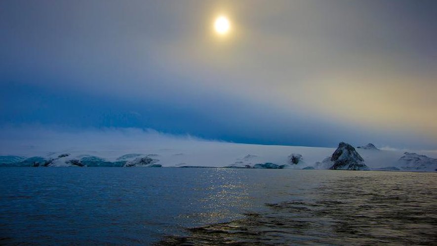 L'Antarctique au petit matin le 13 mars 2014