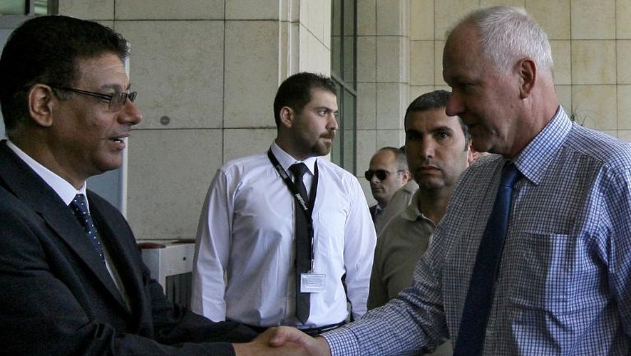Des inspecteurs  de l'Onu le 24 juillet 2013 à Damas