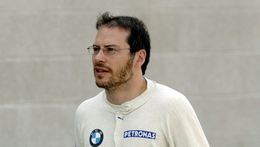 Le Canadien Jacques Villeneuve, alors pilote F1 chez BMW, lors d'une séance d'essais pour le GP des Etats-Unis, le 30 juin 2006 à Indianapolis