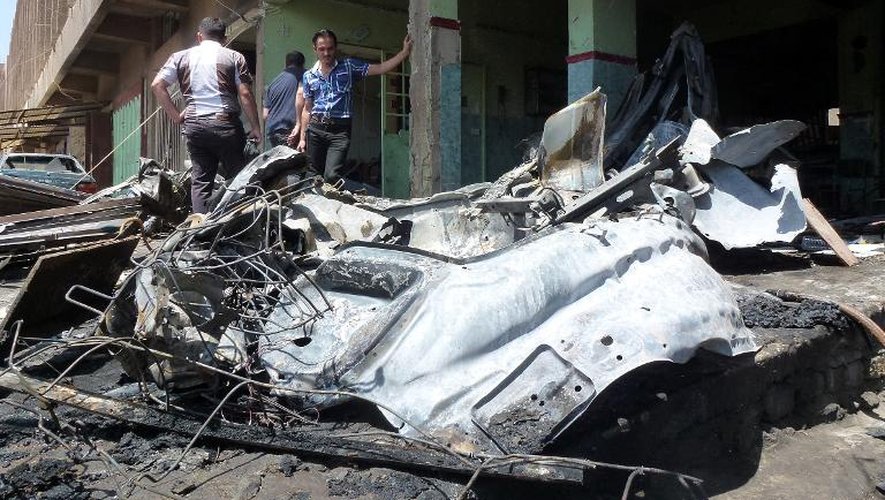 Attentat à la voiture piégée le 13 mai 2014 dans le quartier Karrada à Bagdad