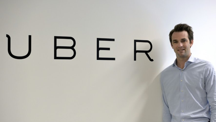 Le directeur général d'Uber, Thibaud Simphal, le 19 mai 2015 à Paris