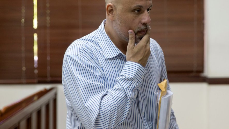 Nicolas Pisapia dans un tribunal de Saint-Domingue en République Dominicaine, le 24 avril 2016