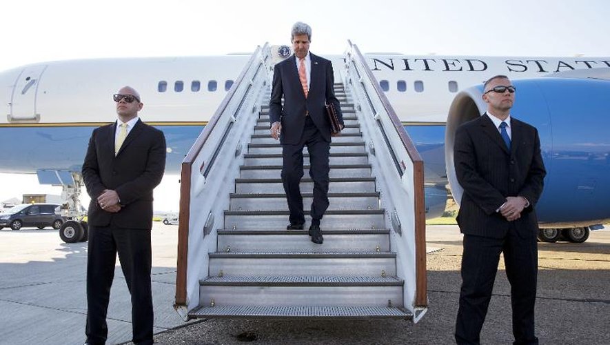 Le secrétaire d'Etat américain John Kerry, le 14 mai 2014 à Londres