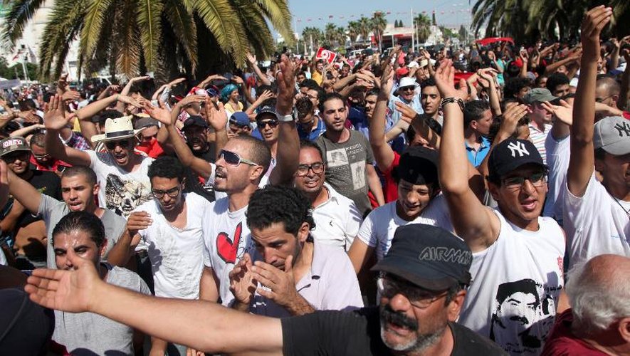 Manifestation de l'opposition le 29 juillet 2013 à Tunis