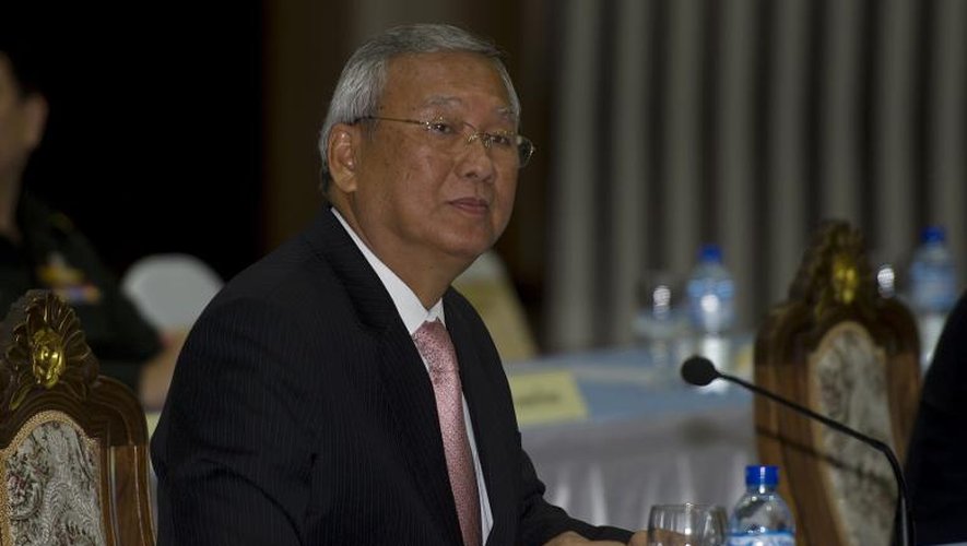 Le Premier ministre intérimaire Niwattumrong Boonsongpaisan le 15 mai 2014 à Bangkok