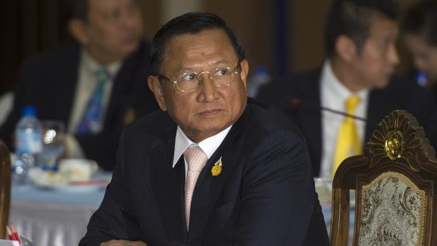 Le président de la commission électorale Supachai Somcharoen le 15 mai 2014 à Bangkok