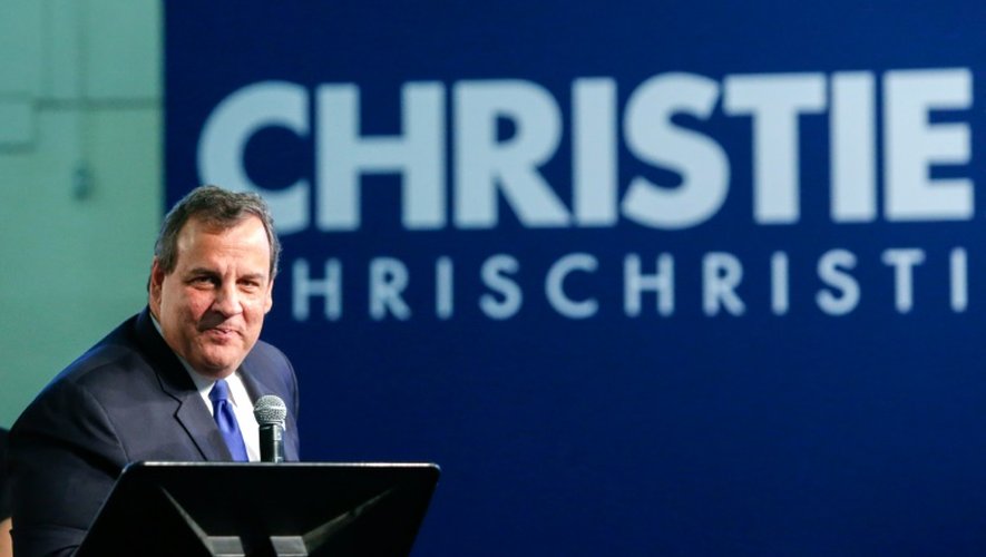 Le gouverneur du New Jersey Chris Christie a lancé sa campagne présidentielle à Livingstone, le 30 juin 2015