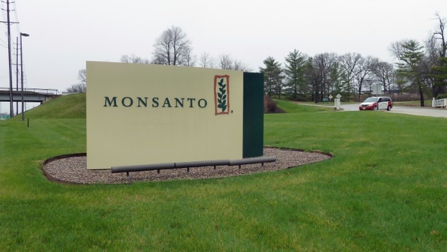 L'entrée du siège de Monsanto à Saint-Louis (Missouri), le 7 avril 2014