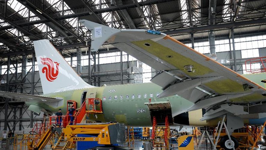L'usine d'assemblage de l'Airbus A320 à Tianjin, en Chine