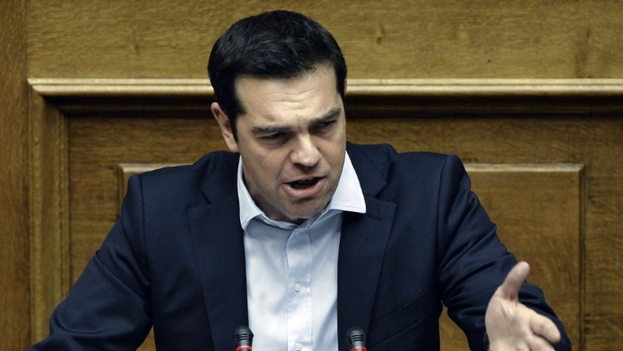 Le Premier Ministre grec, Alexis Tsipras, le 28 juin au Parlement d'Athènes